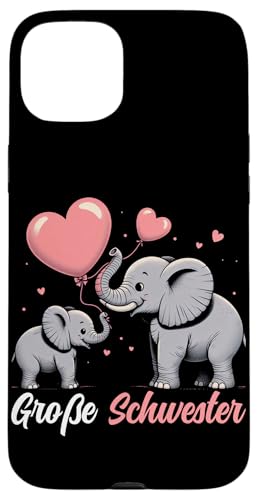 Große Schwester Elefant Älteres Geschwisterkind Mädchen Hülle für iPhone 15 Plus Große Schwester Elefant Älteres Geschwisterkind Mädchen Hülle für iPhone 15 Plus von Elefant Große Schwester in spe Neue Schwester