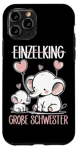 Große Schwester Elefantenliebhaberin Älteres Geschwisterkind Hülle für iPhone 11 Pro Große Schwester Elefantenliebhaberin Älteres Geschwisterkind Hülle für iPhone 11 Pro von Elefant Große Schwester in spe Neue Schwester