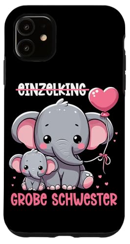 Große Schwester Elefantenliebhaberin Älteres Geschwisterkind Hülle für iPhone 11 Große Schwester Elefantenliebhaberin Älteres Geschwisterkind Hülle für iPhone 11 von Elefant Große Schwester in spe Neue Schwester