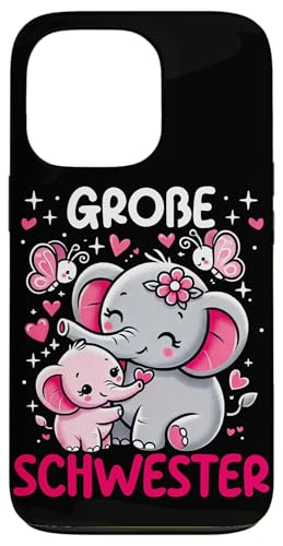 Große Schwester Elefantenliebhaberin Älteres Geschwisterkind Hülle für iPhone 13 Pro Große Schwester Elefantenliebhaberin Älteres Geschwisterkind Hülle für iPhone 13 Pro von Elefant Große Schwester in spe Neue Schwester