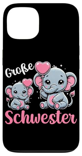 Große Schwester Elefantenliebhaberin Älteres Geschwisterkind Hülle für iPhone 13 Große Schwester Elefantenliebhaberin Älteres Geschwisterkind Hülle für iPhone 13 von Elefant Große Schwester in spe Neue Schwester
