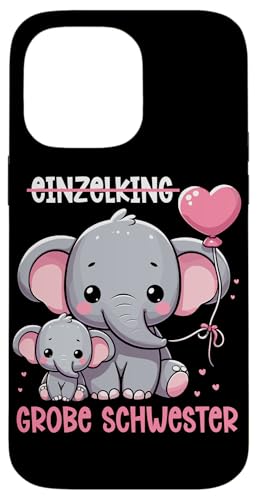 Große Schwester Elefantenliebhaberin Älteres Geschwisterkind Hülle für iPhone 14 Pro Max Große Schwester Elefantenliebhaberin Älteres Geschwisterkind Hülle für iPhone 14 Pro Max von Elefant Große Schwester in spe Neue Schwester