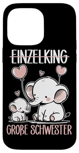 Große Schwester Elefantenliebhaberin Älteres Geschwisterkind Hülle für iPhone 14 Pro Max Große Schwester Elefantenliebhaberin Älteres Geschwisterkind Hülle für iPhone 14 Pro Max von Elefant Große Schwester in spe Neue Schwester