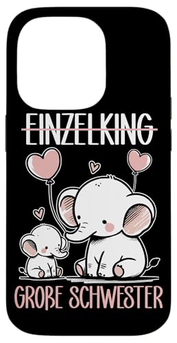 Große Schwester Elefantenliebhaberin Älteres Geschwisterkind Hülle für iPhone 14 Pro Große Schwester Elefantenliebhaberin Älteres Geschwisterkind Hülle für iPhone 14 Pro von Elefant Große Schwester in spe Neue Schwester