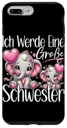 Große Schwester Elefantenliebhaberin Älteres Geschwisterkind Hülle für iPhone 7 Plus/8 Plus von Elefant Große Schwester in spe Neue Schwester