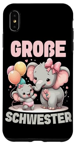Große Schwester Elefantenliebhaberin Älteres Geschwisterkind Hülle für iPhone XS Max Große Schwester Elefantenliebhaberin Älteres Geschwisterkind Hülle für iPhone XS Max von Elefant Große Schwester in spe Neue Schwester