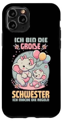 Ich Bin Die Große Schwester Ich Mache Die Regeln Elefanten Hülle für iPhone 11 Pro Ich Bin Die Große Schwester Ich Mache Die Regeln Elefanten Hülle für iPhone 11 Pro von Elefant Große Schwester in spe Neue Schwester