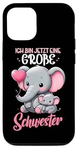 Ich Bin Jetzt Eine Große Schwester Elefanten Neue Schwester Hülle für iPhone 12/12 Pro Ich Bin Jetzt Eine Große Schwester Elefanten Neue Schwester Hülle für iPhone 12/12 Pro von Elefant Große Schwester in spe Neue Schwester