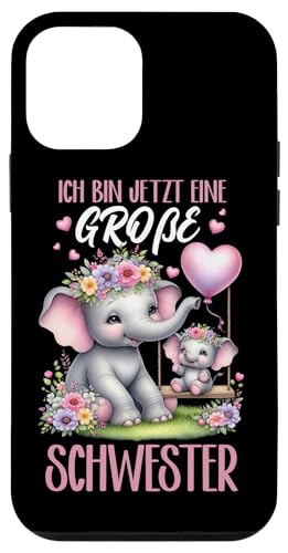 Ich Bin Jetzt Eine Große Schwester Elefanten Neue Schwester Hülle für iPhone 12 mini Ich Bin Jetzt Eine Große Schwester Elefanten Neue Schwester Hülle für iPhone 12 mini von Elefant Große Schwester in spe Neue Schwester