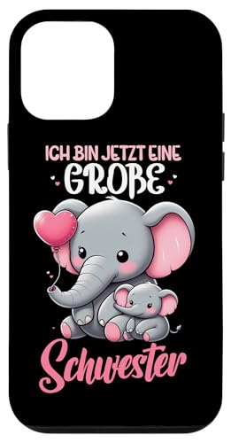 Ich Bin Jetzt Eine Große Schwester Elefanten Neue Schwester Hülle für iPhone 12 mini Ich Bin Jetzt Eine Große Schwester Elefanten Neue Schwester Hülle für iPhone 12 mini von Elefant Große Schwester in spe Neue Schwester