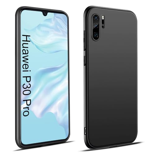 Elekpia Ultra Dünn Hülle Kompatibel mit Huawei P30 Pro, Kratzfest Stoßfest rutschfest Handyhülle, Anti-Fingerabdruck Fallschutz Schutzhülle, TPU Silikon Case, Kantenschutz Cover (Schwarz) Elekpia Ultra Dünn Hülle Kompatibel mit Huawei P30 Pro, Kratzfest Stoßfest rutschfest Handyhülle, Anti-Fingerabdruck Fallschutz Schutzhülle, TPU Silikon Case, Kantenschutz Cover (Schwarz) von Elekpia