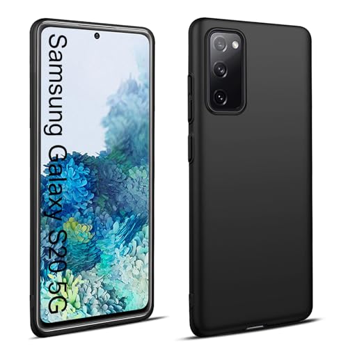 Elekpia Ultra Dünn Hülle Kompatibel mit Samsung Galaxy S20 5G, Kratzfest Stoßfest rutschfest Handyhülle, Anti-Fingerabdruck Fallschutz Schutzhülle, TPU Silikon Case, Kantenschutz Cover (Schwarz) Elekpia Ultra Dünn Hülle Kompatibel mit Samsung Galaxy S20 5G, Kratzfest Stoßfest rutschfest Handyhülle, Anti-Fingerabdruck Fallschutz Schutzhülle, TPU Silikon Case, Kantenschutz Cover (Schwarz) von Elekpia
