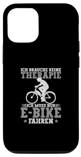Hülle für iPhone 14 Pro Ich Muss Nur E-Bike Fahren Lustiges Fahrrad von Elektrofahrrad Radfahrer E Fahrrad Design