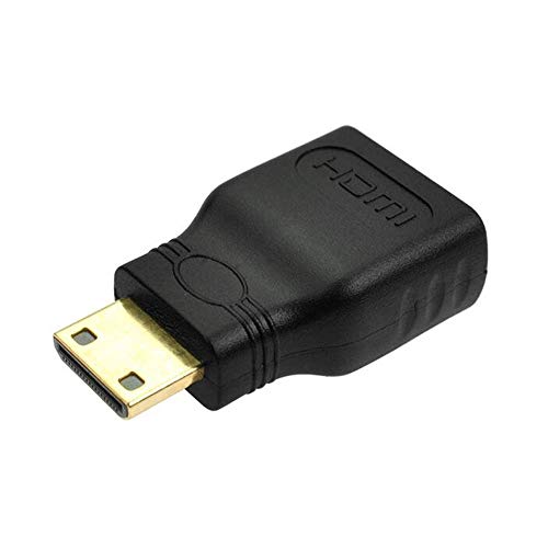 Elektronik-Technik HDMI BUCHSE AUF HDMI MINI STECKER Kabel ADAPTER TV 3D 4K VERGOLDET 24K von Tecbee