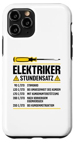 Elektriker Stundensatz Hülle für iPhone 11 Pro Elektriker Stundensatz Hülle für iPhone 11 Pro von Elektroniker Stundensatz