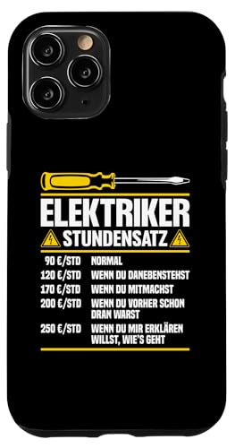Elektriker Stundensatz Hülle für iPhone 11 Pro Elektriker Stundensatz Hülle für iPhone 11 Pro von Elektroniker Stundensatz