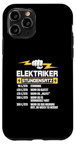 Elektriker Stundensatz Hülle für iPhone 11 Pro Elektriker Stundensatz Hülle für iPhone 11 Pro von Elektroniker Stundensatz