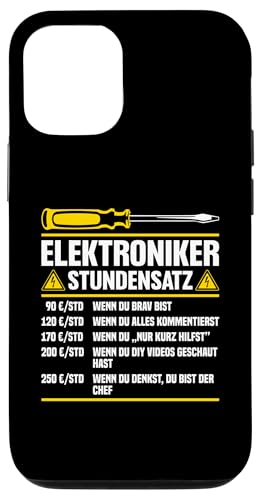 Elektriker Stundensatz Hülle für iPhone 12/12 Pro Elektriker Stundensatz Hülle für iPhone 12/12 Pro von Elektroniker Stundensatz