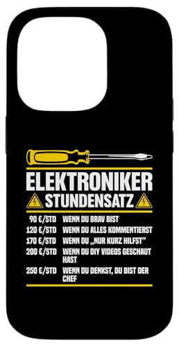 Elektriker Stundensatz Hülle für iPhone 14 Pro Elektriker Stundensatz Hülle für iPhone 14 Pro von Elektroniker Stundensatz