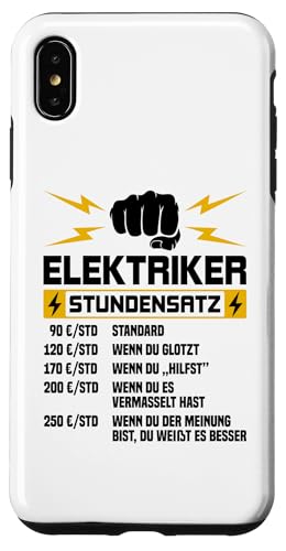 Elektriker Stundensatz Hülle für iPhone XS Max Elektriker Stundensatz Hülle für iPhone XS Max von Elektroniker Stundensatz