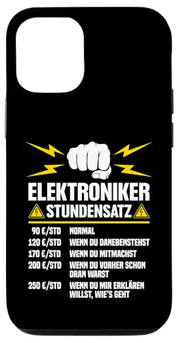 Elektroniker Stundensatz Hülle für iPhone 12/12 Pro Elektroniker Stundensatz Hülle für iPhone 12/12 Pro von Elektroniker Stundensatz