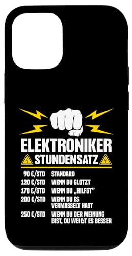 Elektroniker Stundensatz Hülle für iPhone 12/12 Pro Elektroniker Stundensatz Hülle für iPhone 12/12 Pro von Elektroniker Stundensatz