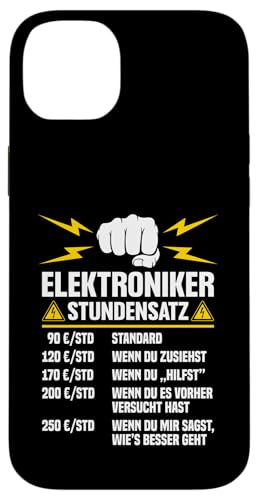 Elektroniker Stundensatz Hülle für iPhone 14 Plus Elektroniker Stundensatz Hülle für iPhone 14 Plus von Elektroniker Stundensatz