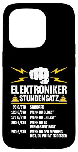 Elektroniker Stundensatz Hülle für iPhone 15 Pro Elektroniker Stundensatz Hülle für iPhone 15 Pro von Elektroniker Stundensatz