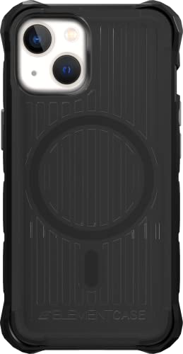 Element Case Special Ops EMT-322-251FU-01 Schutzhülle für iPhone 13 Pro – MagSafe-kompatibel, robust, leicht und nach Mil-Spec Fallgetestet – Rauch/Schwarz von Element Case