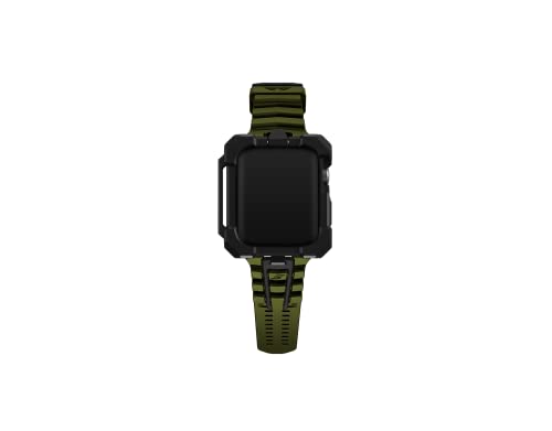 Element Case Special Ops Uhrenarmband und Gehäuse für Apple Watch Serie, Olivgrün/Schwarz, 45 mm, Militärisch von Element Case