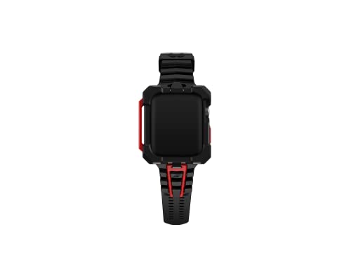 Element Case Special Ops Uhrenarmband und Gehäuse für Apple Watch Serie, schwarz/red, 45 mm, Militärisch von Element Case