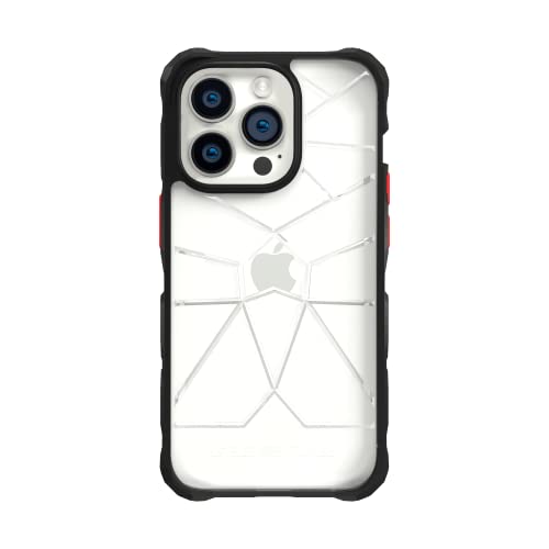 Element Case Special Ops für iPhone 14 Pro (6,1 Zoll) – aggressiv robust, leicht und mil-Spec Drop Tested – Transparent/Schwarz – (EMT-322-262FR-02) von Element Case