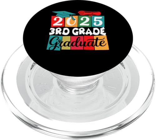 2025 3rd Grade Graduate Colorful Costume Last Day Of School PopSockets PopGrip für MagSafe 2025 3rd Grade Graduate Colorful Costume Last Day Of School PopSockets PopGrip für MagSafe von Elementary School Last Day Of School Costume