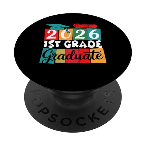 2026 1st Grade Graduate Colorful Costume Last Day Of School PopSockets Klebender PopGrip 2026 1st Grade Graduate Colorful Costume Last Day Of School PopSockets Klebender PopGrip von Elementary School Last Day Of School Costume