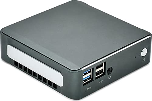 Elementkey AIR1 Mini-Computer – i5-8265U Desktop-PC – 3,90 GHz Turbo – 8 GB RAM + 256 GB NVME SSD + 1 TB Festplatte + Windows 11 PRO + AC WLAN + BT – Alternative NUC – Schwarz von Elementkey