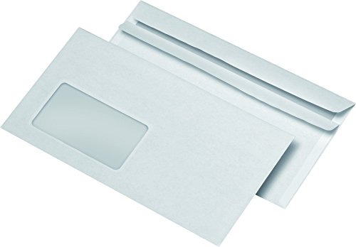 Elepa - rössler kuvert 30006838 Briefumschläge SK Briefhülle DL mit Fenster 72 g weiß von Elepa