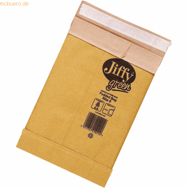 Elepa Papierpolstertasche Jiffy 0 Innenmaß 135x229mm braun von Elepa