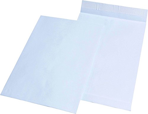 Elepa - rössler kuvert 30007364 Faltentaschen C4 ohne Fenster mit 20 mm-Falte, 120 g/qm, 100 Stück, weiß von Elepa