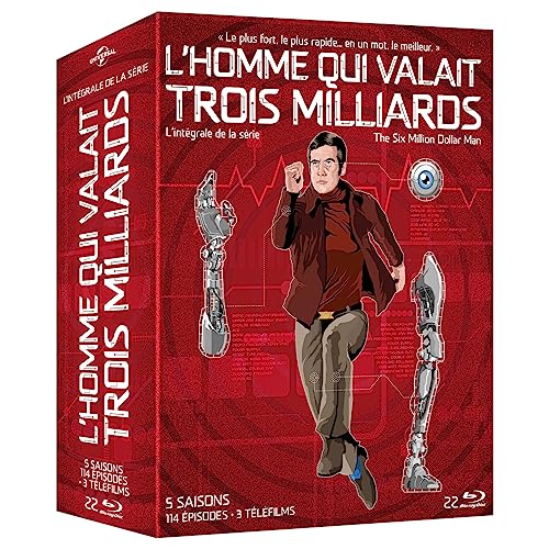 L'homme qui valait trois milliards - intégrale - saisons 1 à 5 [Blu-ray] [FR Import] von Elephant Films