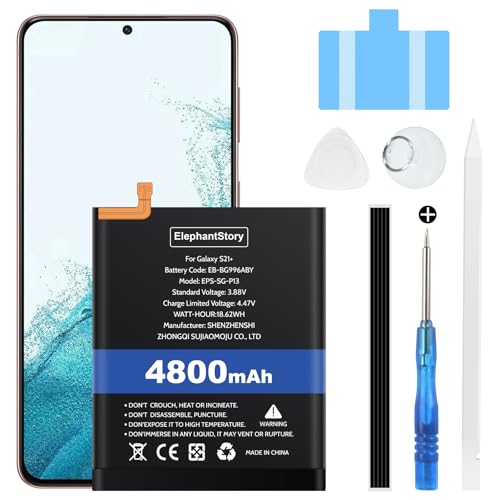 Akku für Galaxy S21 Plus SM-G996 4800mAh Batteriecode EB-BG996ABY Li-Polymer Ersatzakku mit Reparatur Tool Kit Akku für Galaxy S21 Plus SM-G996 4800mAh Batteriecode EB-BG996ABY Li-Polymer Ersatzakku mit Reparatur Tool Kit von ElephantStory
