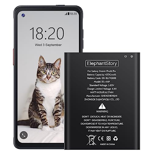 Akku für Samsung Galaxy XCover 6 Pro 4200mAh Battery Code EB-BG715BBE Li-Polymer Ersatzakku Akku für Samsung Galaxy XCover 6 Pro 4200mAh Battery Code EB-BG715BBE Li-Polymer Ersatzakku von ElephantStory
