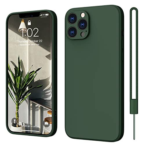 ElestBela für iPhone 12 Pro Hülle Silikon Case, Handyhülle für iPhone 12 Pro Ultra Dünn Slim mit Microfiber, Kratzfeste Rundumschutz Case Schutzhülle Hülle Grün ElestBela für iPhone 12 Pro Hülle Silikon Case, Handyhülle für iPhone 12 Pro Ultra Dünn Slim mit Microfiber, Kratzfeste Rundumschutz Case Schutzhülle Hülle Grün von ElestBela