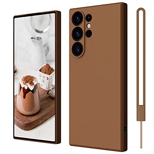 ElestBela Samsung Galaxy S23 Ultra Hülle Silikon Case, Hanyhülle Samsung S23 Ultra Dünn Slim mit Microfiber, Kratzfeste Rundumschutz Case Schutzhülle Hülle für Samsung Galaxy S23 Ultra 6.8'' Braun ElestBela Samsung Galaxy S23 Ultra Hülle Silikon Case, Hanyhülle Samsung S23 Ultra Dünn Slim mit Microfiber, Kratzfeste Rundumschutz Case Schutzhülle Hülle für Samsung Galaxy S23 Ultra 6.8'' Braun von ElestBela