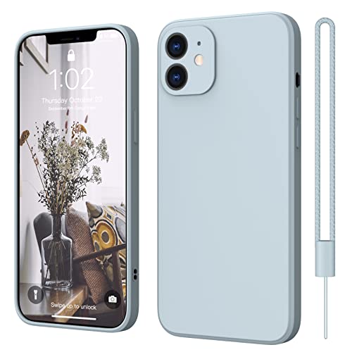 ElestBela iPhone 11 Hülle Silikon Case, Hanyhülle iPhone 11 Ultra Dünn Slim mit Microfiber, Kratzfeste Rundumschutz Case Schutzhülle Hülle für iPhone 11 6.1'' Mint Blau von ElestBela