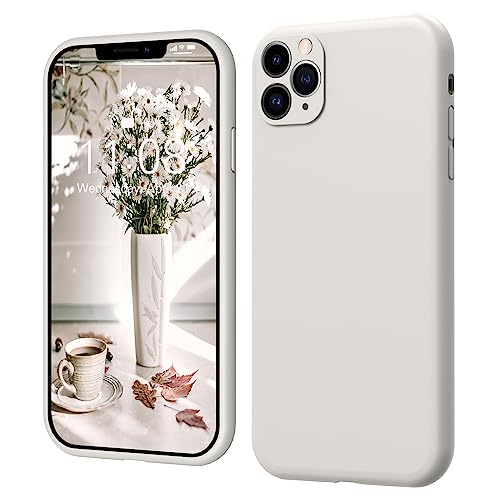 ElestBela iPhone 11 Pro Hülle Silikon Case, Hanyhülle iPhone 11 Pro Ultra Dünn Slim mit Microfiber, Kratzfeste Rundumschutz Case Schutzhülle Hülle für iPhone 11 Pro 5.8'' Slate Grau von ElestBela