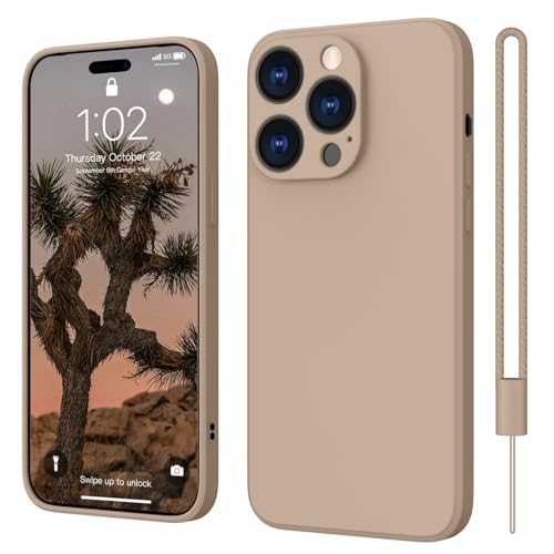 ElestBela iPhone 15 Pro Max Hülle Silikon, Hanyhülle iPhone 15 Pro Max Ultra Dünn Slim mit Microfiber, Kratzfeste Rundumschutz Case Schutzhülle Hülle für iPhone 15 Pro Max 6.7'' Titan Sand ElestBela iPhone 15 Pro Max Hülle Silikon, Hanyhülle iPhone 15 Pro Max Ultra Dünn Slim mit Microfiber, Kratzfeste Rundumschutz Case Schutzhülle Hülle für iPhone 15 Pro Max 6.7'' Titan Sand von ElestBela