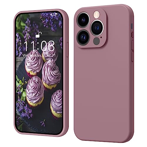 ElestBela iPhone 15 Pro Max Hülle Silikon, Hanyhülle iPhone 15 Pro Max Ultra Dünn Slim mit Microfiber, Kratzfeste Rundumschutz Case Schutzhülle Hülle für iPhone 15 Pro Max 6.7'' Violett von ElestBela