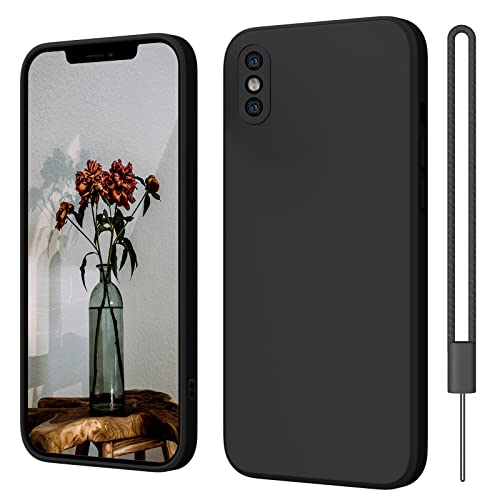 ElestBela iPhone X Hülle, iPhone XS Hülle Silikon Case, Hanyhülle iPhone X/XS 5.8'' Ultra Dünn Slim mit Microfiber, Kratzfeste Rundumschutz Case Schutzhülle Hülle für iPhone X/XS Matt Schwarz ElestBela iPhone X Hülle, iPhone XS Hülle Silikon Case, Hanyhülle iPhone X/XS 5.8'' Ultra Dünn Slim mit Microfiber, Kratzfeste Rundumschutz Case Schutzhülle Hülle für iPhone X/XS Matt Schwarz von ElestBela