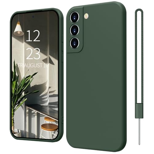 Samsung Galaxy S21 FE Hülle Silikon Case, ElestBela Hanyhülle Samsung S21 FE Ultra Dünn Slim mit Microfiber, Kratzfeste Rundumschutz Case Schutzhülle Hülle für Samsung Galaxy S21 FE 5G Dunkel Grün Samsung Galaxy S21 FE Hülle Silikon Case, ElestBela Hanyhülle Samsung S21 FE Ultra Dünn Slim mit Microfiber, Kratzfeste Rundumschutz Case Schutzhülle Hülle für Samsung Galaxy S21 FE 5G Dunkel Grün von ElestBela