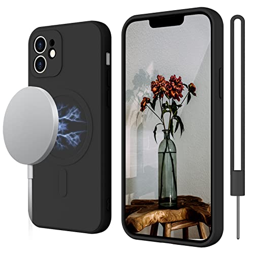 iPhone 12 Hülle mit MagSafe, ElestBela Handyhülle iPhone 12 Case Magnetisch Hülle iPhone 12 Ultra Dünn, Kratzfeste Rundumschutz Magnetic Schutzhülle Hülle für iPhone 12 6.1'' Matt Schwarz iPhone 12 Hülle mit MagSafe, ElestBela Handyhülle iPhone 12 Case Magnetisch Hülle iPhone 12 Ultra Dünn, Kratzfeste Rundumschutz Magnetic Schutzhülle Hülle für iPhone 12 6.1'' Matt Schwarz von ElestBela